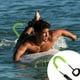 thumbnail image 4 of Correa de surf de TPU de 10 pies y 7 mm, cuerda de surf, correa acolchada para las piernas con correa para el tobillo, punto de pivote de acero inoxidable y barandilla triple, adecuada para todas las tablas de surf JM, 4 of 5