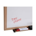 thumbnail image 2 of Universal Dry-Erase Board, Melamine, 72 x 48, White, Oak-Finished Frame, 2 of 7