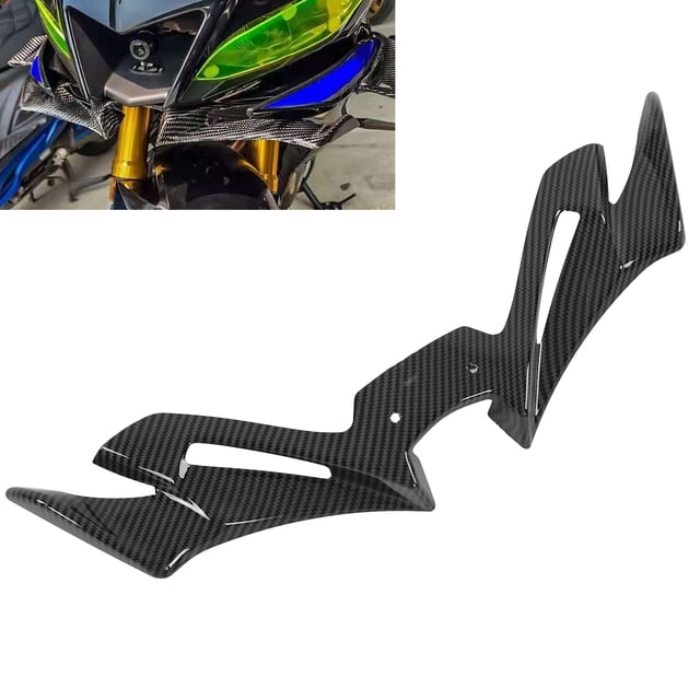 Extensión de carenado para parabrisas delantero de motocicleta, reemplazo de estilo de fibra de carbono para R25 R3 2019+ Jadeshay A