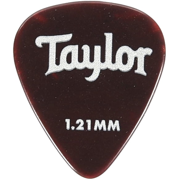 Taylor Picks - Celluloid 351, Tortoise Shell 1.21 mm, 12 Pack