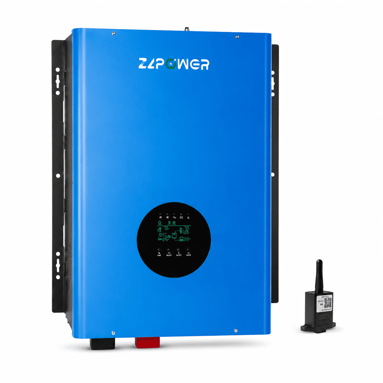 ZLPOWER 10KW Solar Inverter Charger , 48V DC to 120V/240V Split Phase , 30000W Peak Pure Sine Wave , UL1741 & ETL Certified | Built-in Dual 80A MPPT , WiFi Monitoring , Off-Grid Home Backup