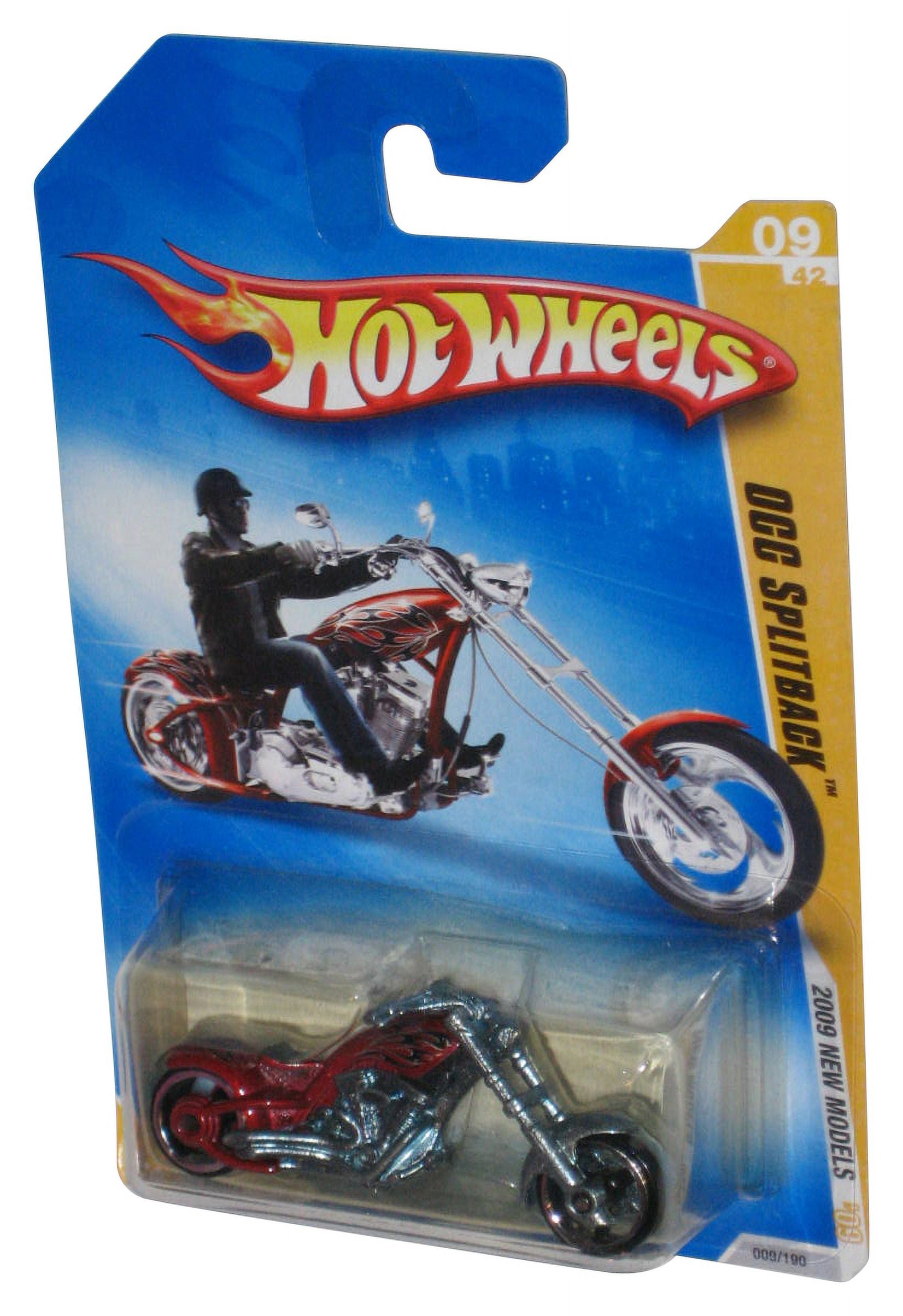 Hot Wheels 2008 New Models Orange Canyon Carver Toy Motorcycle