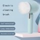 thumbnail image 1 of Fiudx Ofertas flash Artículos en oferta Herramientas de limpieza recargables Scrub-ber, cepillo de limpieza con 4 cabezales, fregador adecuado para pared de baño y cocina, 1 of 7