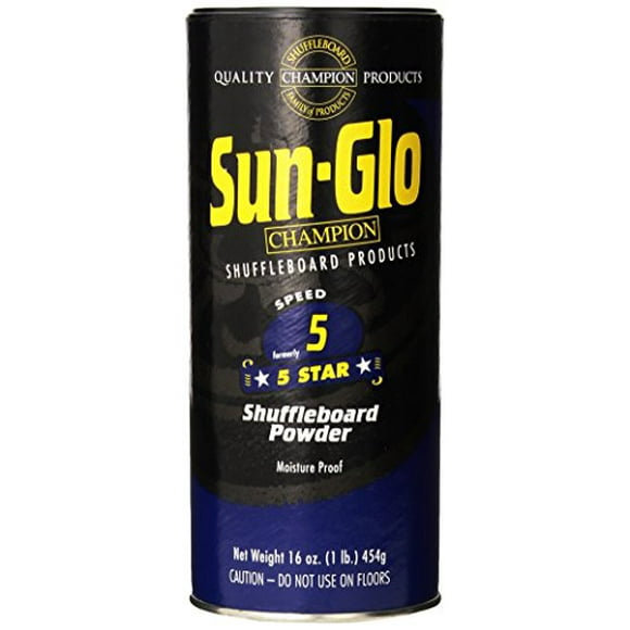 Sun-Glo Speed 5 (Cire 5 Étoiles) Poudre pour Table à Langer, Boîte de 16 oz