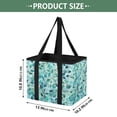 thumbnail image 2 of Collapsible Car Trunk Organizer with Handles 600D Oxford for Car Kitchen and Home Storage, Greenish Hue 13× 10.2×10.8inch, 2 of 6