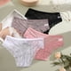 thumbnail image 5 of Bikini de encaje piezas para mujer, bragas transparentes, lencería Sexy, calzoncillos florales, banda para la cintura, 1 unidad, 5 of 5