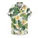 thumbnail image 3 of Mens Casual Manga Corta Botón Abajo Camisas Turndown Cuello Hawaii Impresión Botón Camisa Cardigan, 3 of 5