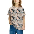 thumbnail image 3 of Darzheoy Christmas Shirts 3-13 Toddler Boy Girls Merry and Bright T-Shirt Christmas Lights Graphic Tees Holiday Tops, 3 of 4