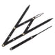 thumbnail image 5 of Unique Bargains 1 Pc Regla de Posicionamiento de 3 Puntos Mini Calibrador de Proporción Áurea de Cejas 6.3"x1.57" Negro, 5 of 6