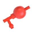 thumbnail image 2 of Bombilla De Succión Cuantitativa, Goma De Laboratorio con 3 Aberturas Roja para Una Bola De Pipeta Cuantitativa Segura, 2 of 14