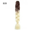 thumbnail image 2 of Soumake Synthetic Gradient Color Long Twist Braids Ponytail Hair Extension Cosplay Wig Practical, 2 of 8