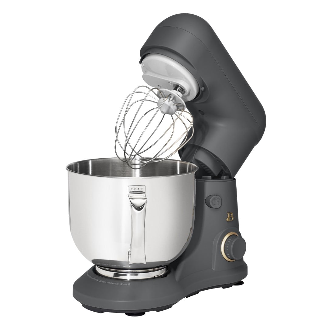Blender All in One Kitchen Machine in White with K-Beater Juicer Balloon Whisk Stand Mixer Dough Hook 