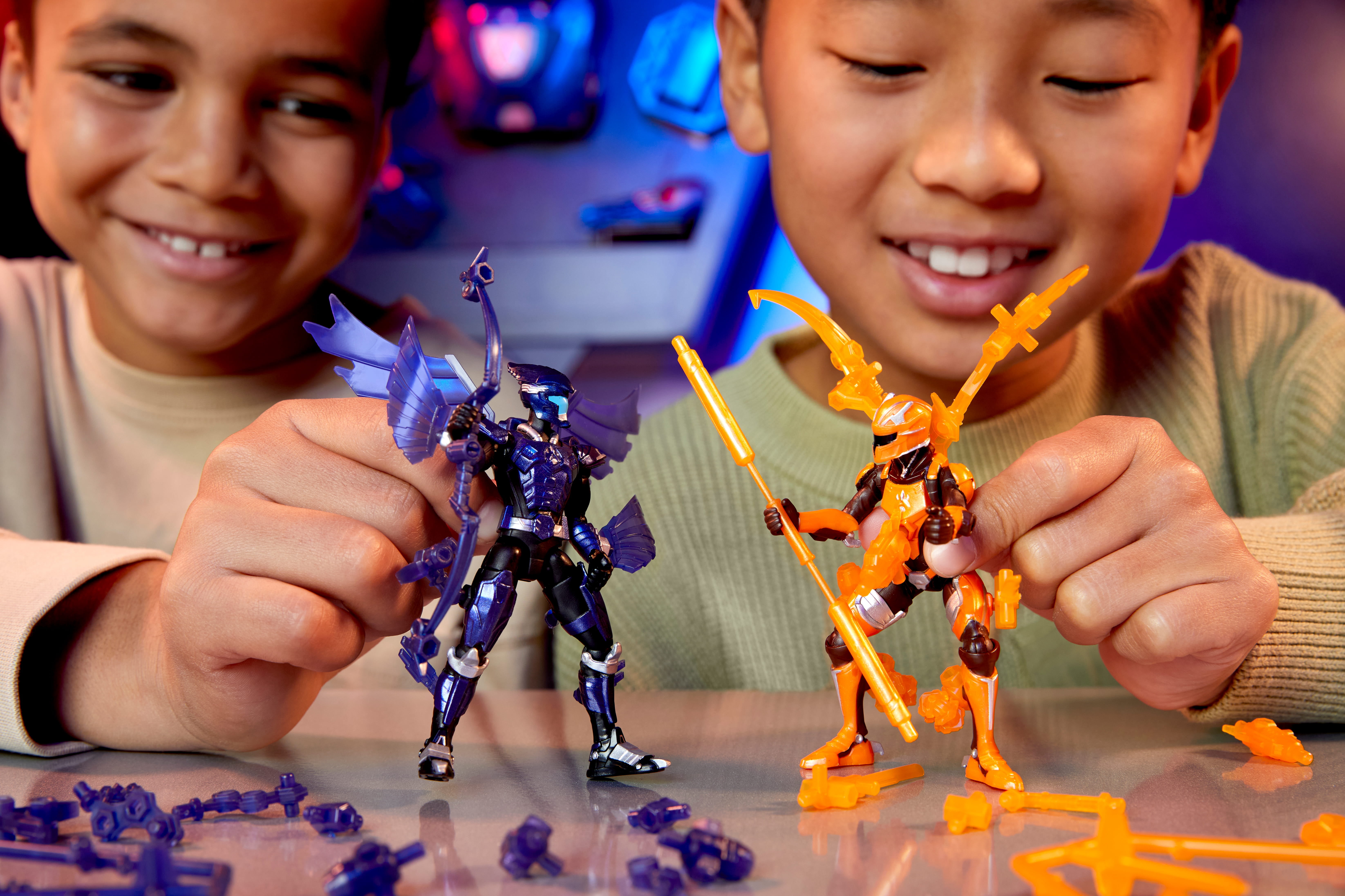 Armorsaurs Pteranodon Pilot (Joon Park) Action Figure Toy, 3.75-Inch Poseable Figure with Interchangeable Armor Pieces and Transforming Weapon, Kids, Boy, Girls, Ages 6+