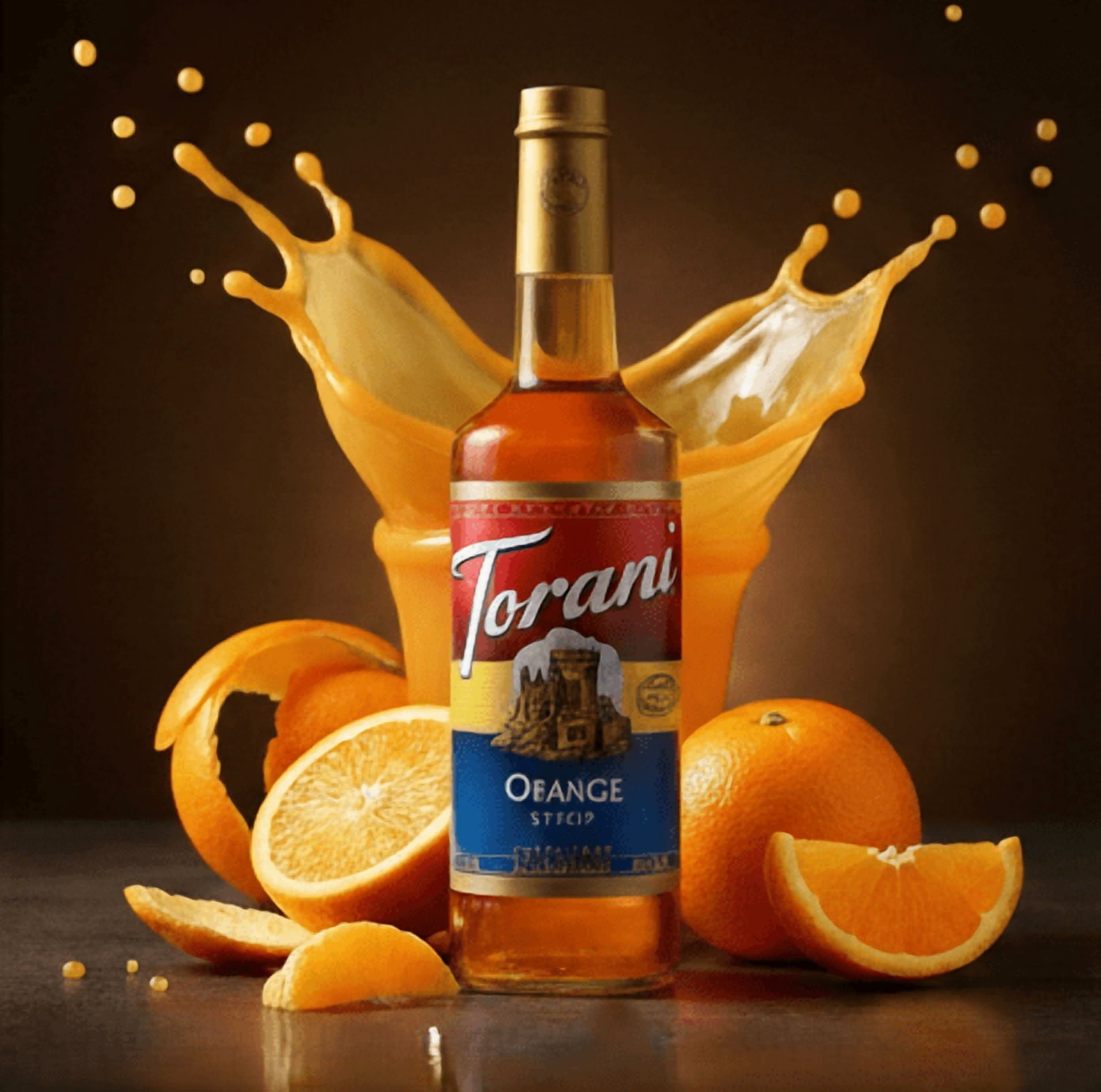 Torani Orange Dairy Friendly Syrup cs 12/750 ml