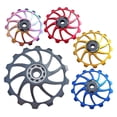 thumbnail image 5 of 14T Aluminum Alloy Sealed Bearing Jockey Wheel Rear Derailleur Pulley, Uviversal Fit - Black, 5 of 8