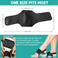 thumbnail image 4 of Women Arch Support Plantar Fasciitis: Men Feet Heel Fascitis Pain Relief Bandage - Upgraded Elastic Stretch Adjustable Ankle Brace With Gel Pad for Flat Feet High And Fallen, 4 of 11