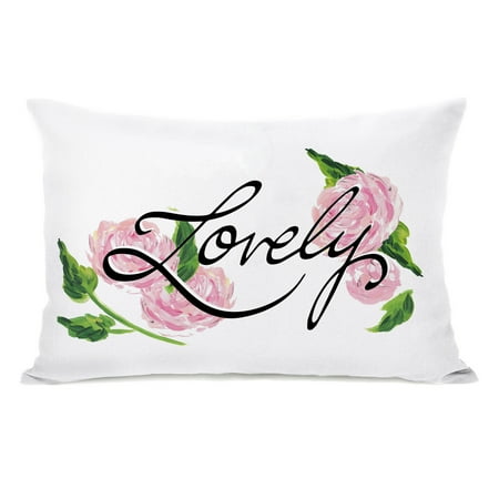 lovely white 14x20 pillow