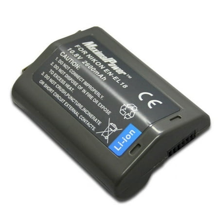 Maximalpower Camera Battery for Nikon EN-EL18 D4 D5 EN-EL18a EN-EL18b EN-EL18c MH-26 MH-26a MH26 & Nikon D4S D6 Digital SLR Camera