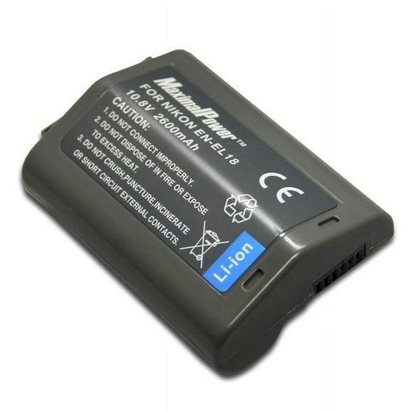 Maximalpower Camera Battery for Nikon EN-EL18, D4, D5, EN-EL18a, EN-EL18b, EN-EL18c, MH-26, MH-26a, MH26 & Nikon D4S, D6 Digital SLR Camera