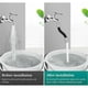 thumbnail image 4 of Adaptador de grifo de baño de pared con filtro de malla, extensor de grifo de latón universal, adaptador de manguera de agua flexible con rotación de 360°, negro (longitud total 50 cm), 4 of 5