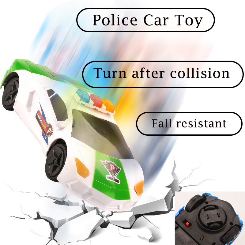 toy police car with lights and siren