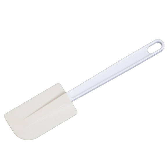 HEATSHAKING Batter Mixing 3Pcs Cake Spatulas 11.8 x 2 x 0.4in White PP for Baking and Decorating