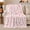 Pink, variant on Ballet Theme Romantic Watercolor Pink Bows Pointe Shoes, Cozy Artistic Scene, Warm Flannel Blanket for Office and Dorm, Art Lovers Valentine's Day Gift, Artistic Home Decor