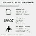 thumbnail image 3 of Intex Comfort Deluxe Dura-Beam Plush Airbed Mattress with Pump (3 Pack), 3 of 11