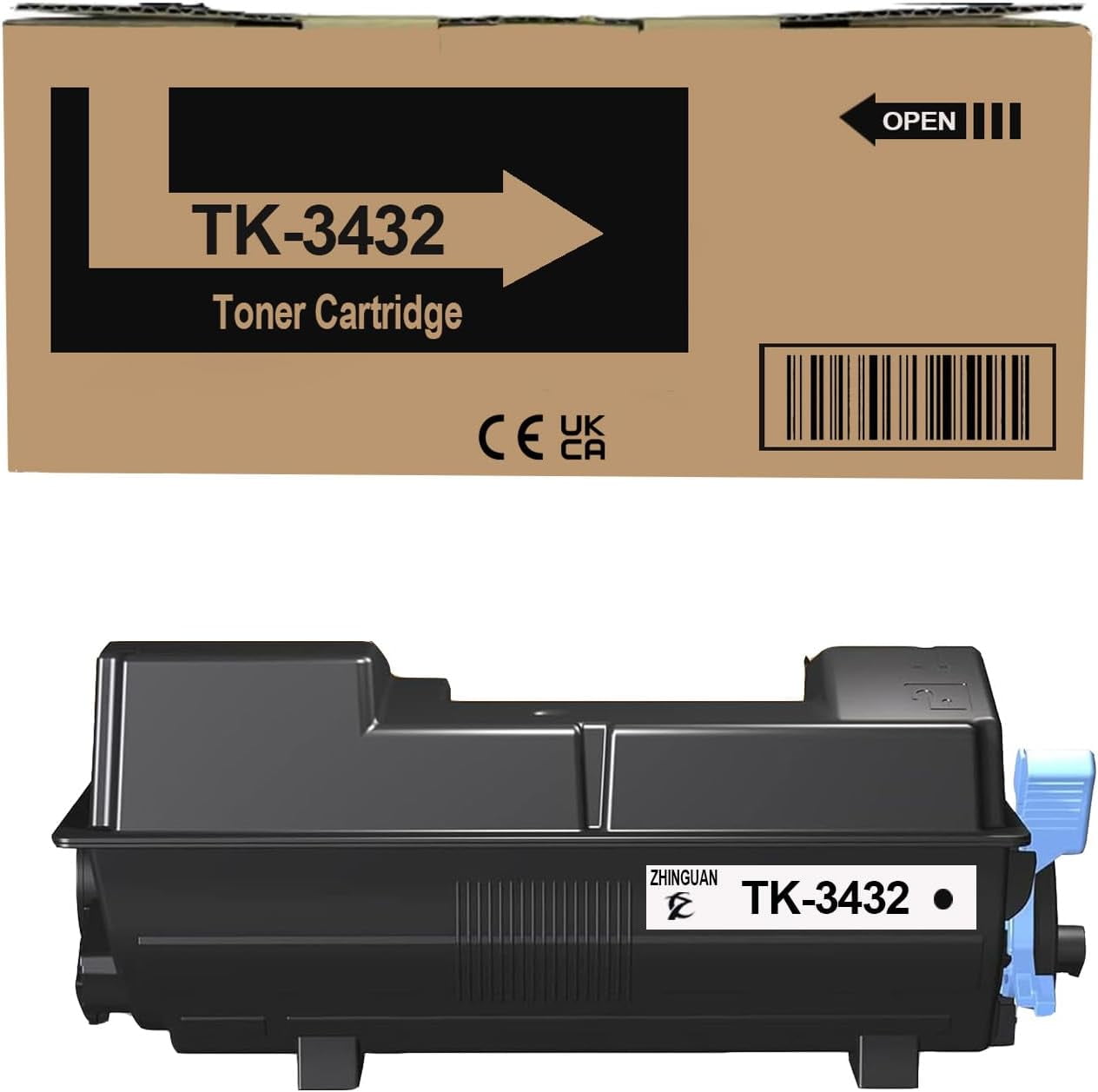Kyocera TK-3432 Black Standard Yield Toner Cartridge (KYOTK3432