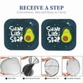 thumbnail image 4 of Lsque Avocado in Space1 2 PCS Windshield Sun Shade | CarFoldable Window Covers | Car Accessories Reflect UV for Universal Cars SUV Truck | Medium, 4 of 7