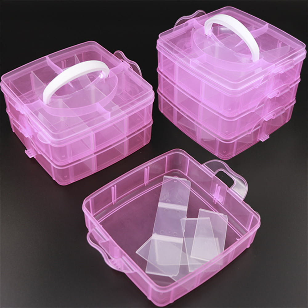 24pcs Clear Plastic Storage Containers, Organizer Storage Box For Storage  Bead, Craft, Jewelry, Clay, Crayon, Pins,sewing, Card - Diy Apparel &  Needlework Storage - AliExpress