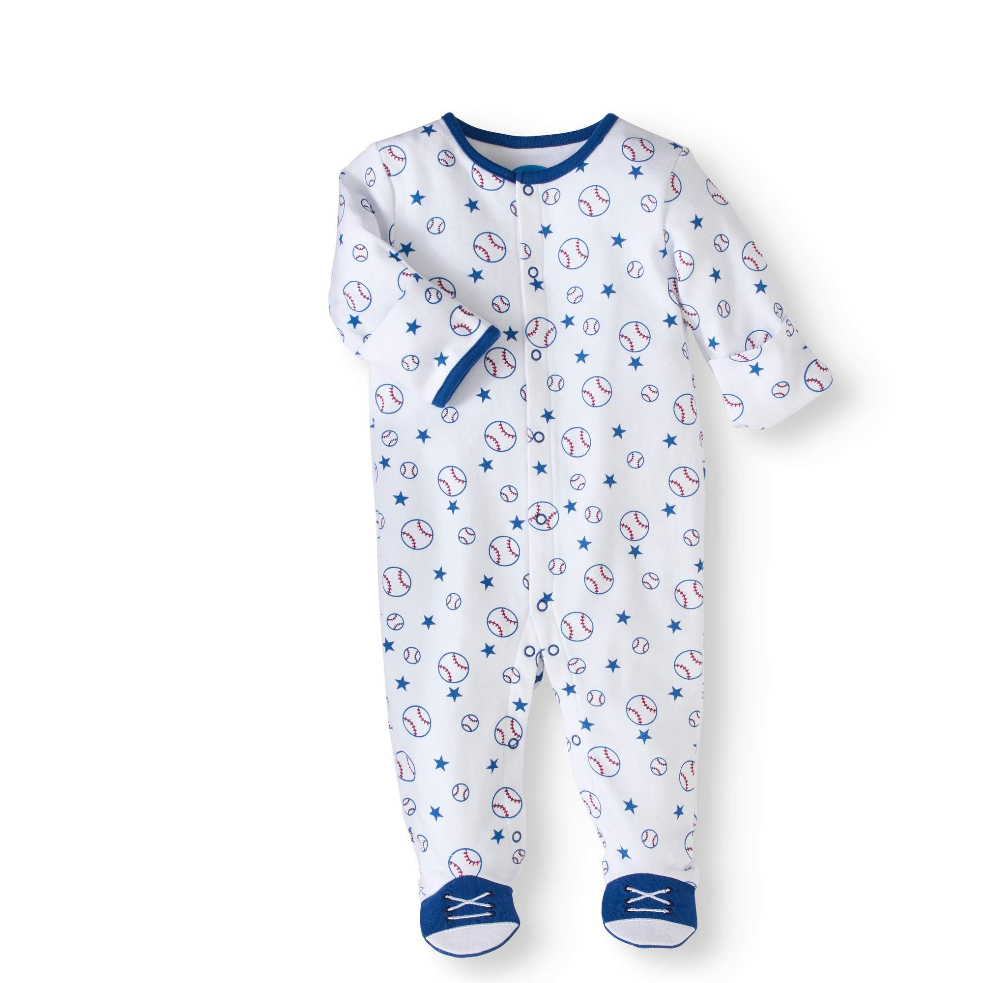 bon bebe Bon Bebe Newborn baby boy sleep 'n play with mitten cuffs