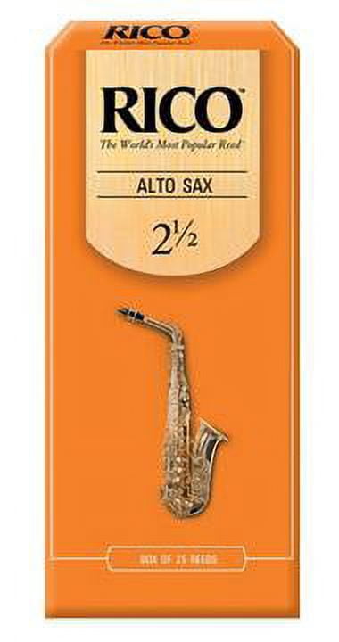 Rico Alto Saxophone Reeds, Box of 25 Strength 1.5