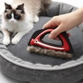 thumbnail image 4 of Jewyow Pet Hair Remover Brush – Efficient Dog & Cat Hair Removal Tool for Furniture, Carpet, Car Interior, Couch & Mats, Ergonomic & Durable (Red), 4 of 8