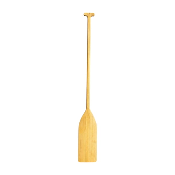 Barco de madera con remos, remo de mano, hecho a mano, 122 cm, remo decorativo de madera para Amarillo