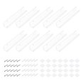 thumbnail image 1 of 10PCS Acrylic Record Wall Mount Holder, 12 Inch Clear Vinyl Record Shelf Display Floating Shelves, 1 of 7