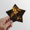 thumbnail image 1 of Painting Japanese Brown Flower Star Sticker Paster Vinyl Car Tags Decoration Decal, 1 of 3