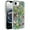 Green, variant on For iPhone 16E (E edition) / SE4 (2025) Muti-Color Floral Bling Stones Ornaments Case - Orange