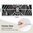 thumbnail image 5 of Black Halloween Spider Webs Kitchen Rug Mat,Kitchen Runner Rugs Non Skid Washable,Decorative Kitchen Floor Mats for Kitchen,Sink,Laundry,17"X47", 5 of 5