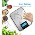 thumbnail image 3 of 33lbs 15kgs Max Digital Kitchen Scale, Accurate Multifunction Food Weight Scale Grams and Ounces, Clean Modern with Prem, 3 of 3