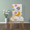 thumbnail image 4 of RYLABLUE Magic Space Stretch Chair Cover Protector Seat Slipcover for Dining Room Hotel Wedding Party Set of 1, 4 of 5