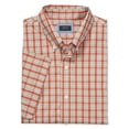 thumbnail image 2 of Camisa Arrow Hamilton de Manga Corta a Cuadros Naranja Óxido Talle XL, 2 of 6