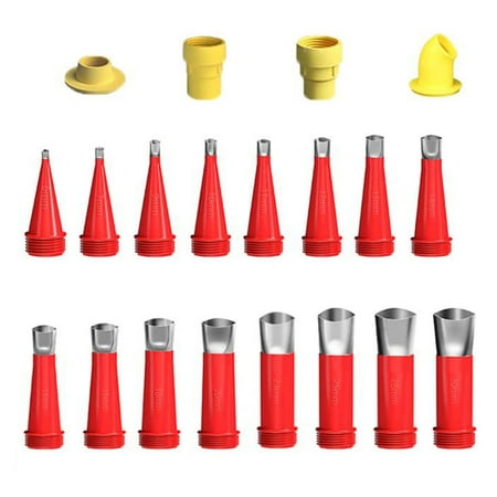 

Limited Time Deals! Integrated Rubber Nozzle Tool Kit 2024 New Various Sizes Cartridge Tips Transparent Silicone Covers Silicone Pointed Cartridge Tips