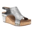 thumbnail image 2 of Corkys Womens Carley Metallic Studded Slingback Wedge  Casual Shoes, 2 of 5