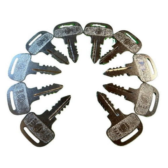 10 Pack 50# 393 18510-63720 Ignition Keys For Kubota Tractor Models M4900 M5700 M6800 M8200 M9540 M6040