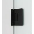 thumbnail image 5 of Aston Sdr965f-3327-10 Belmore 72" High X 33" Wide Hinged Frameless Shower Door - Black, 5 of 7