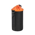 thumbnail image 1 of Seitruly Estuche protector de lente de cámara de video de neopreno impermeable portátil de 2 colores Estuche grueso Accesorios de cámara y óptica naranja+negro L, 1 of 1