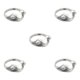 thumbnail image 3 of Sonducket Anillos de rana Diseño de apertura retro Joyería de metal ajustable Ojo Anillo de punk rock Personalidad Accesorios de diario Plata Type2 NO2 Sonducket CBP375139, 3 of 5
