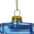 thumbnail image 5 of Northlight 4.5" Shiny Blue Glittered Express Mail USPS Mailbox Glass Christmas Ornament, 5 of 5