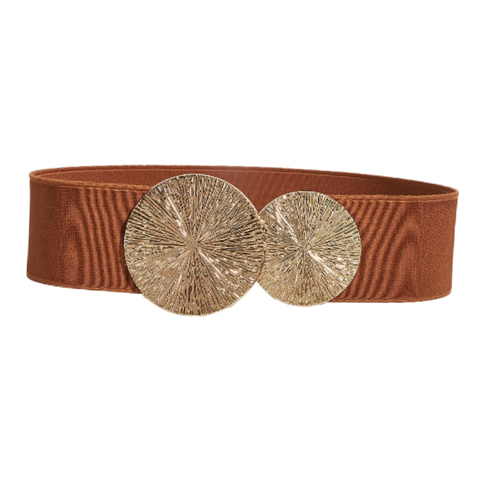Fashion Women Wide Belt Wide Strechy with Buckle Female Hook 